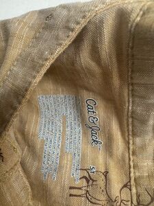 NWT Cat & Jack Kids 5t Deer Shirt Button Down Brown Outdoorsy